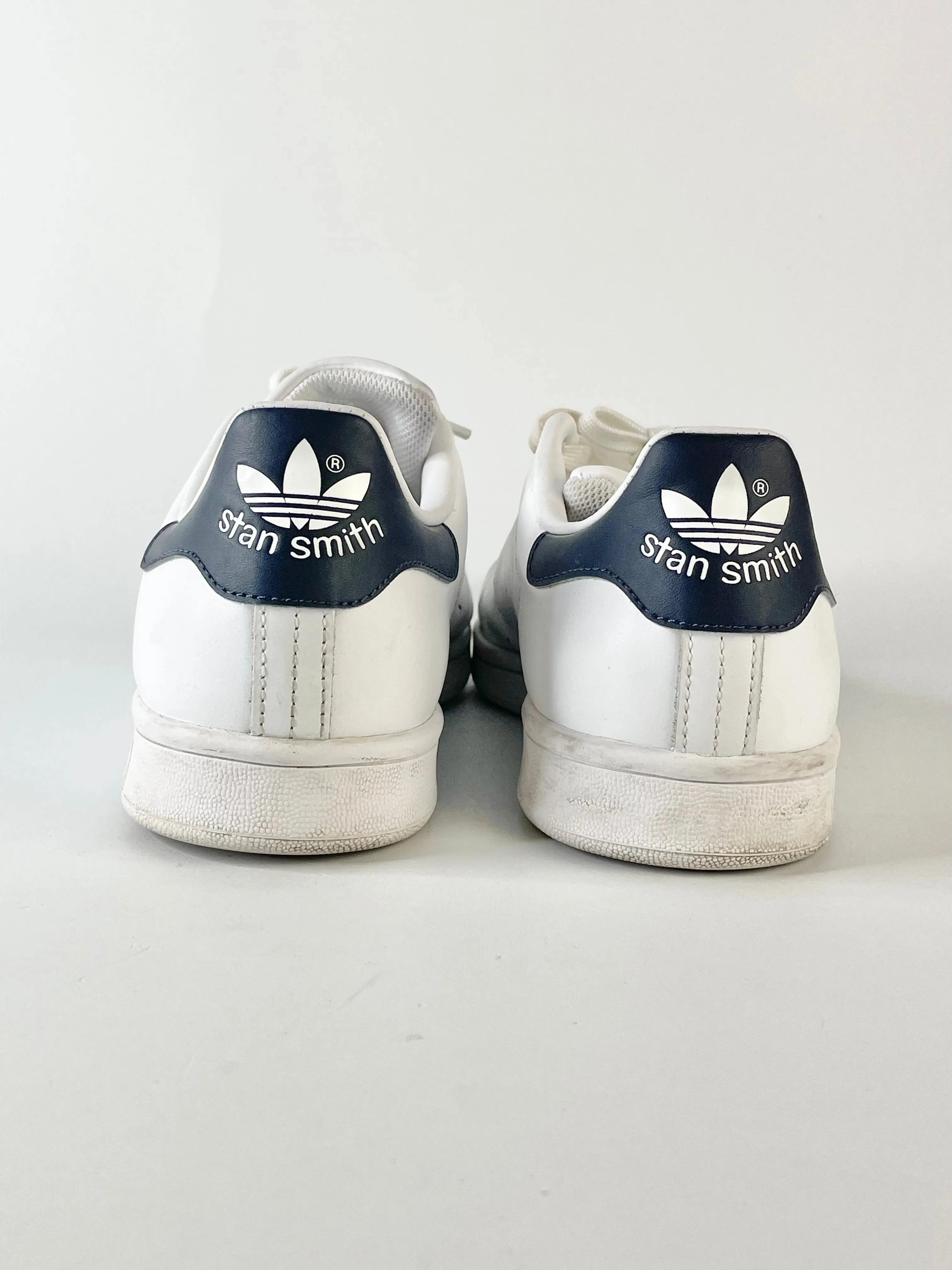 Adidas x Stan Smith Core White & New Navy Sneakers - EU42