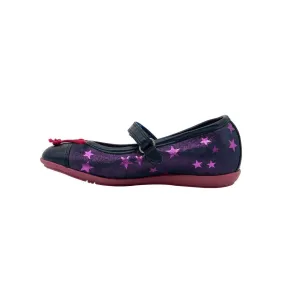 Agatha Ruiz De La Prada Bow Tie Ballerinas Leather Blue Colour For Kids