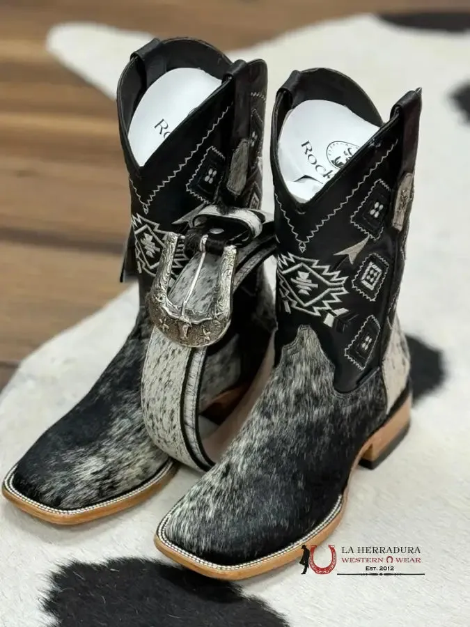 Cinto ROCKEM' PRINT COW HIDE BELT