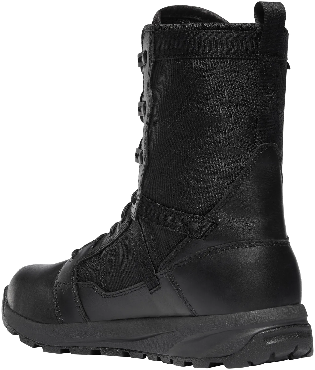 Danner Mens Resurgent Tactical Dry Black Leather Tactical Boots