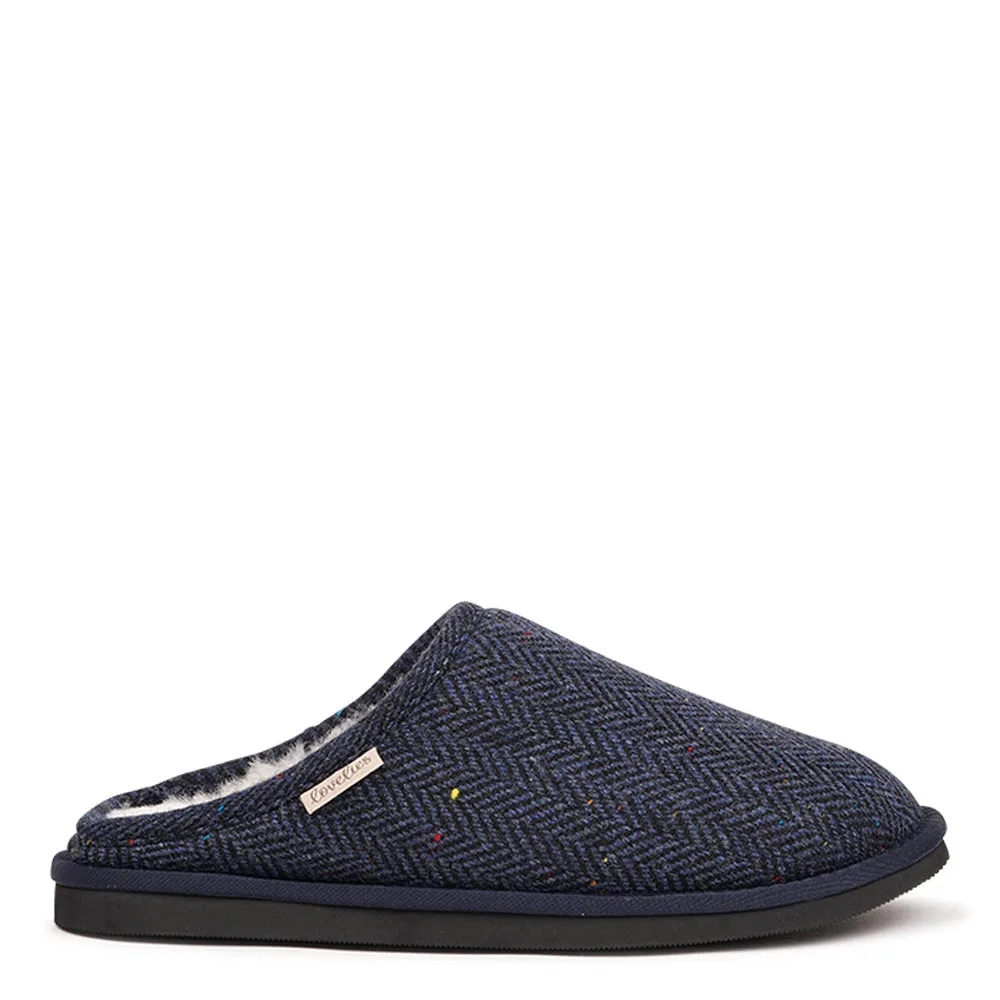 Darwin Wool - Open Wool Slippers with Shearling Lining
