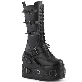 DemoniaCult Swing 327 Womens Platform Calf Length Boots