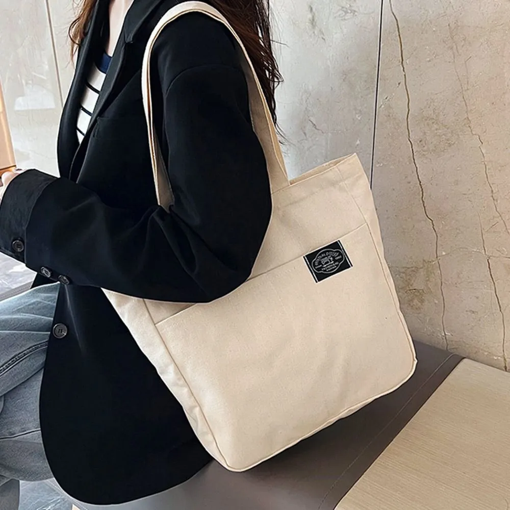 Emily Canvas Shopping Bag