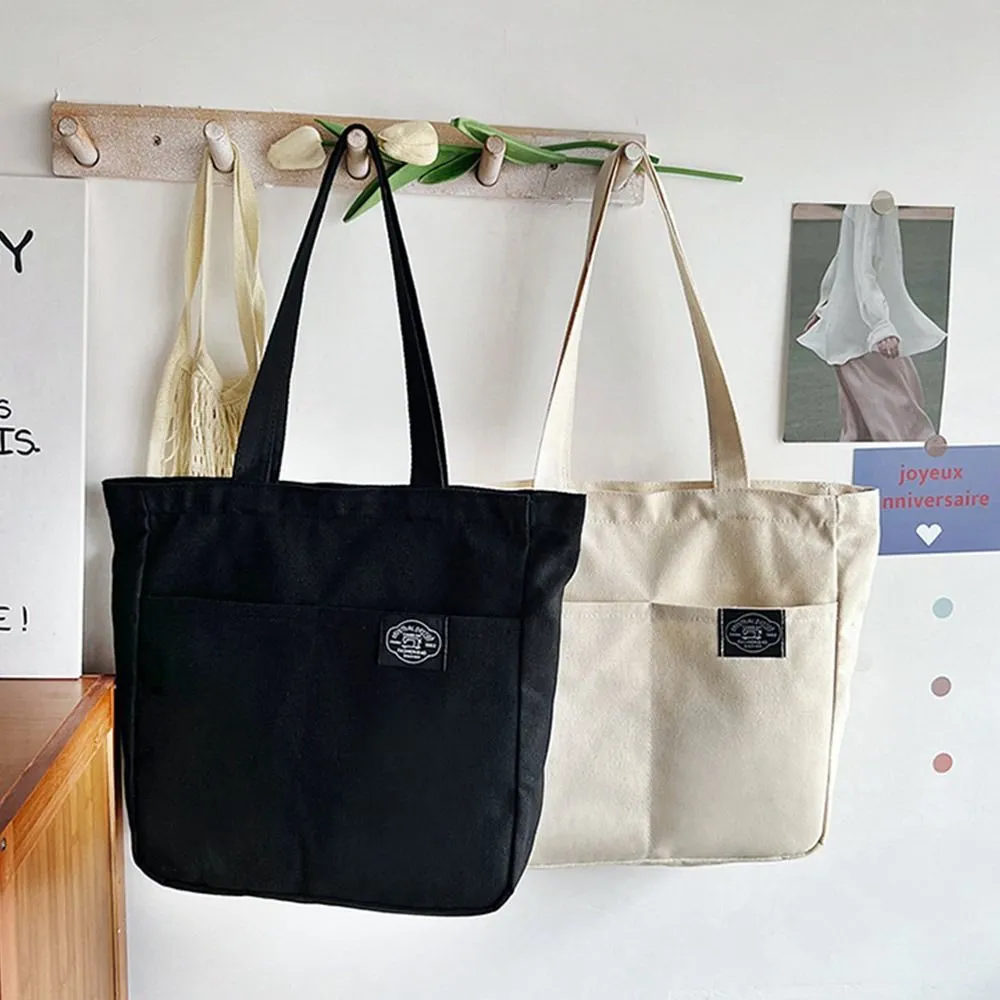 Emily Canvas Shopping Bag