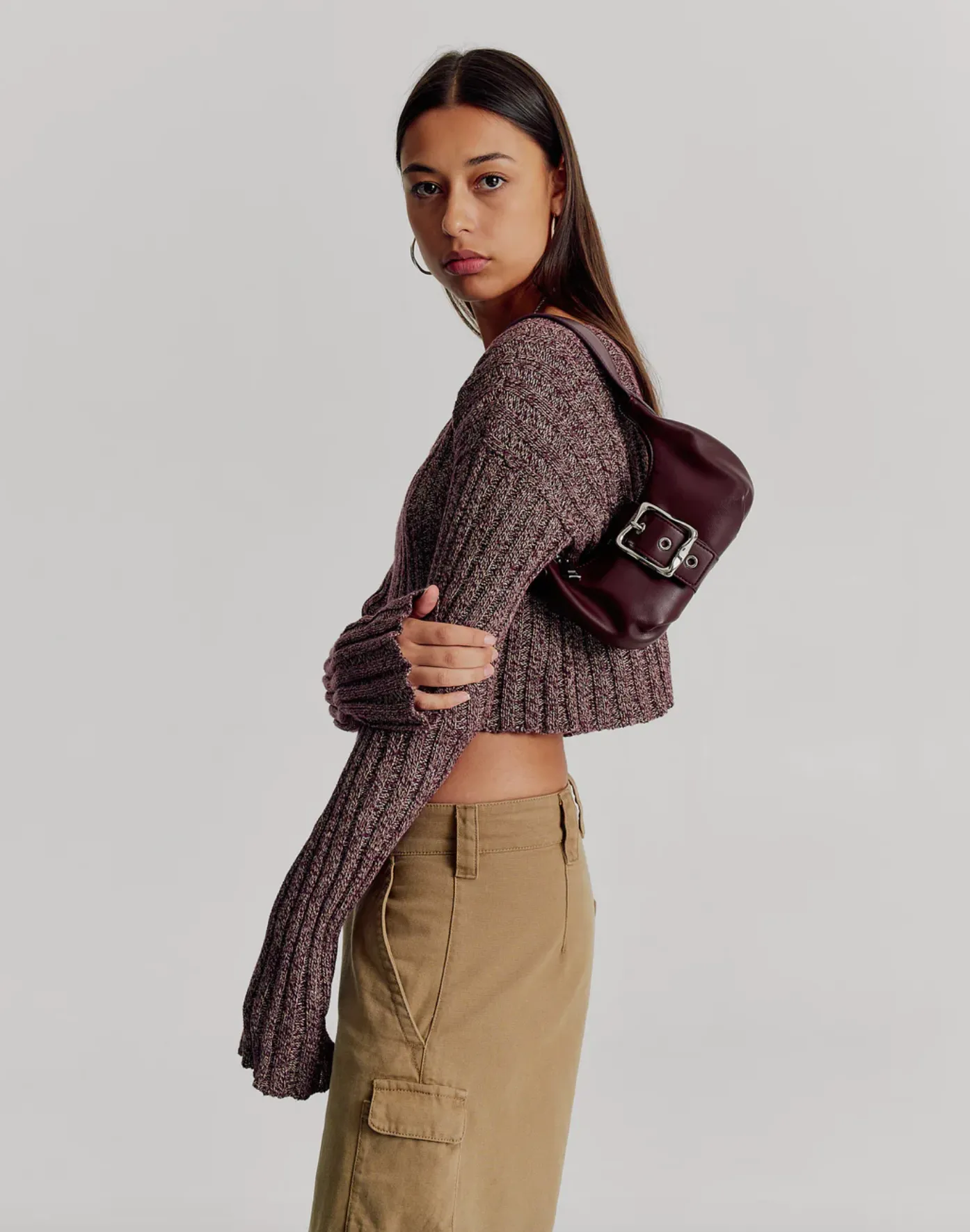 EVERYDAY MINI BAGUETTE - DARK PLUM