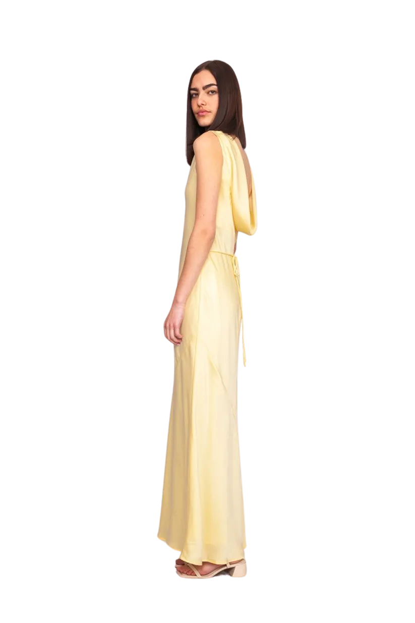 Firebird Cowl Gown Butter