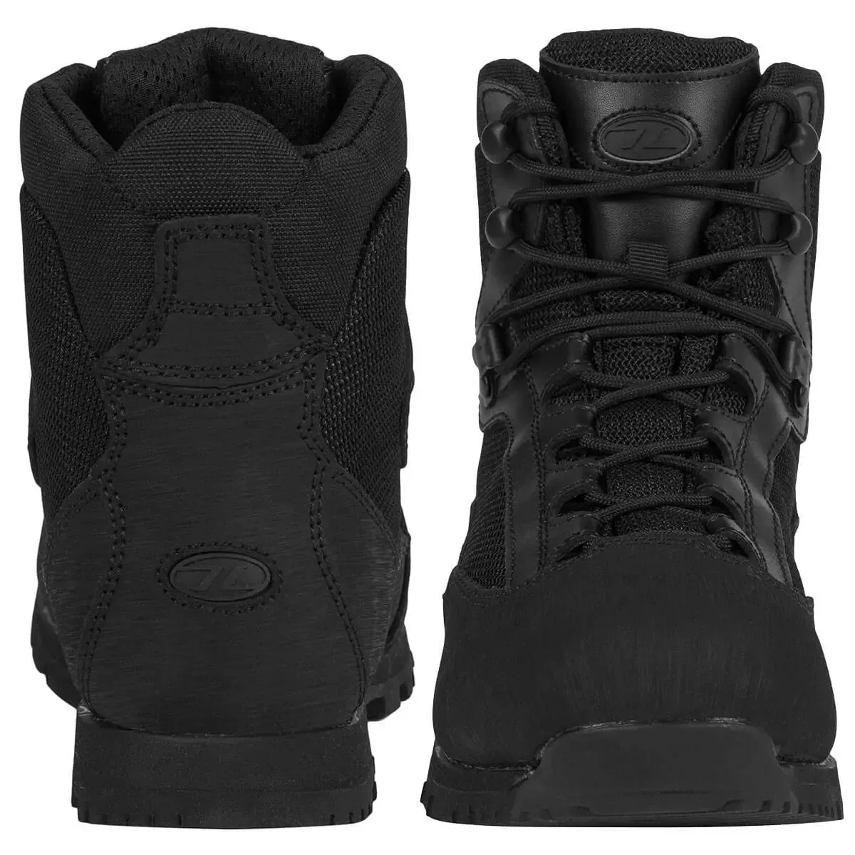 Highlander Pentland Black Military Boot