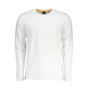 Hugo Boss White Cotton Men T-Shirt