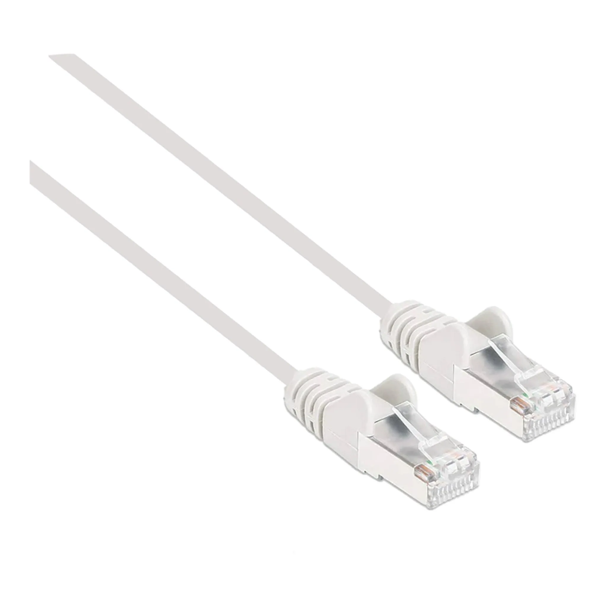 Intellinet 751520 Cat6 UTP Slim Network Patch Cable, White, 5FT
