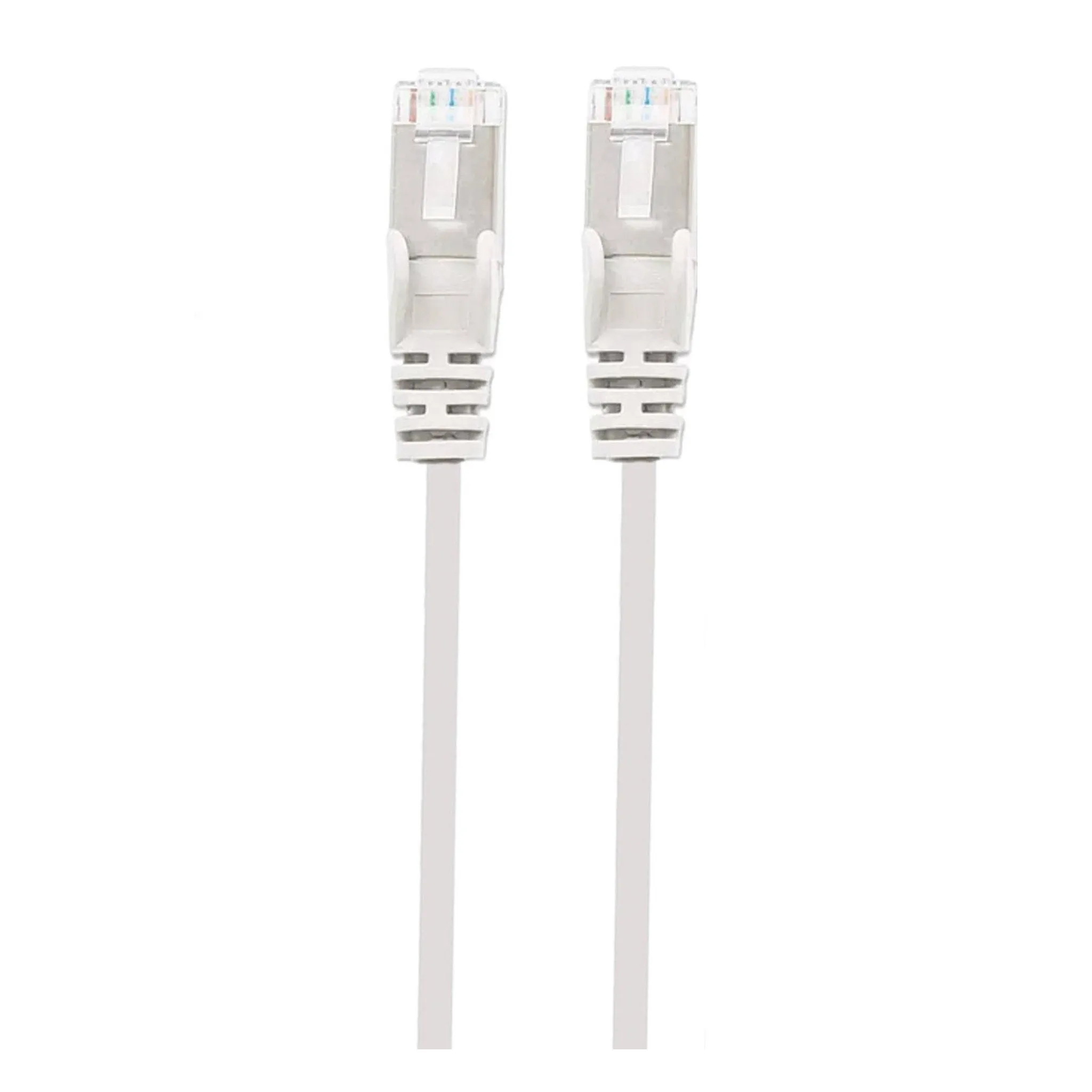 Intellinet 751537 Cat6 UTP Slim Network Patch Cable, White, 7FT