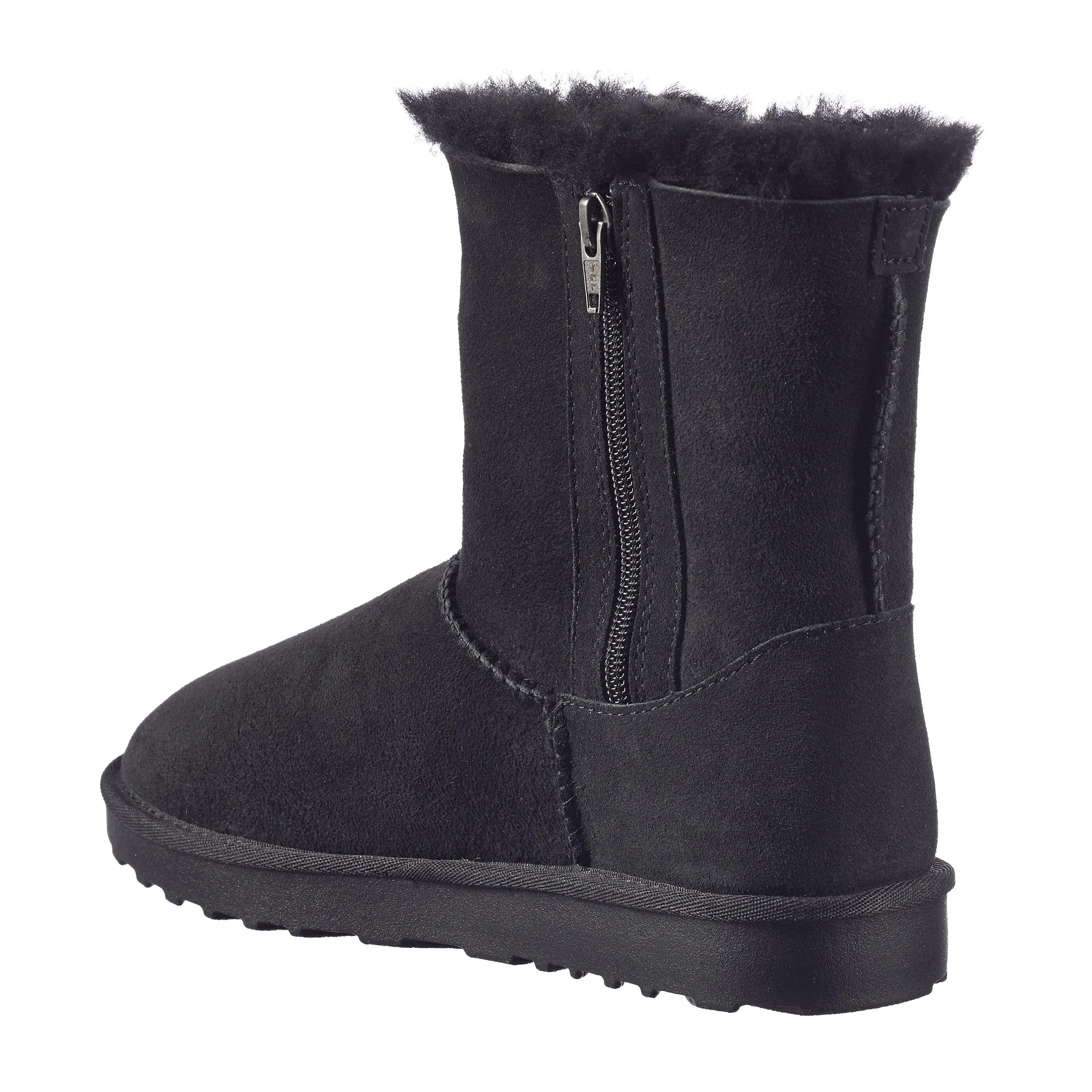 Ladies' Shearling Zipper Boot
