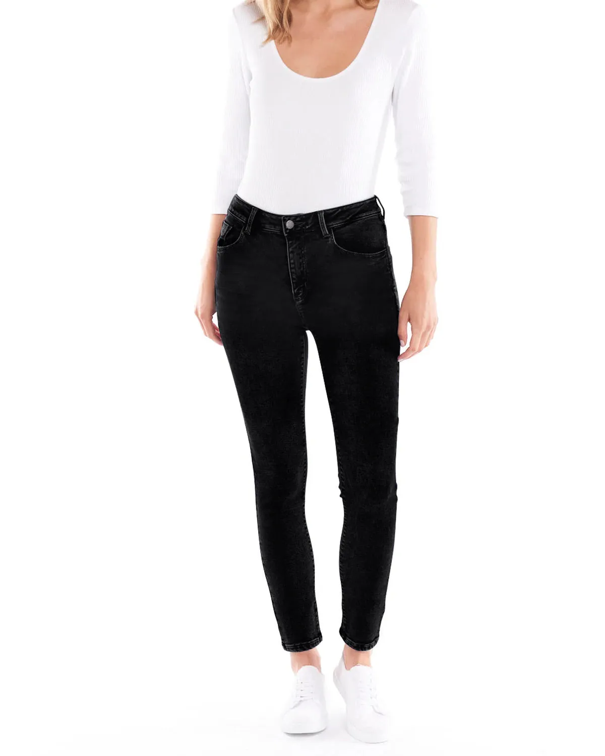 Larsa Slim Fit Jeans - Black