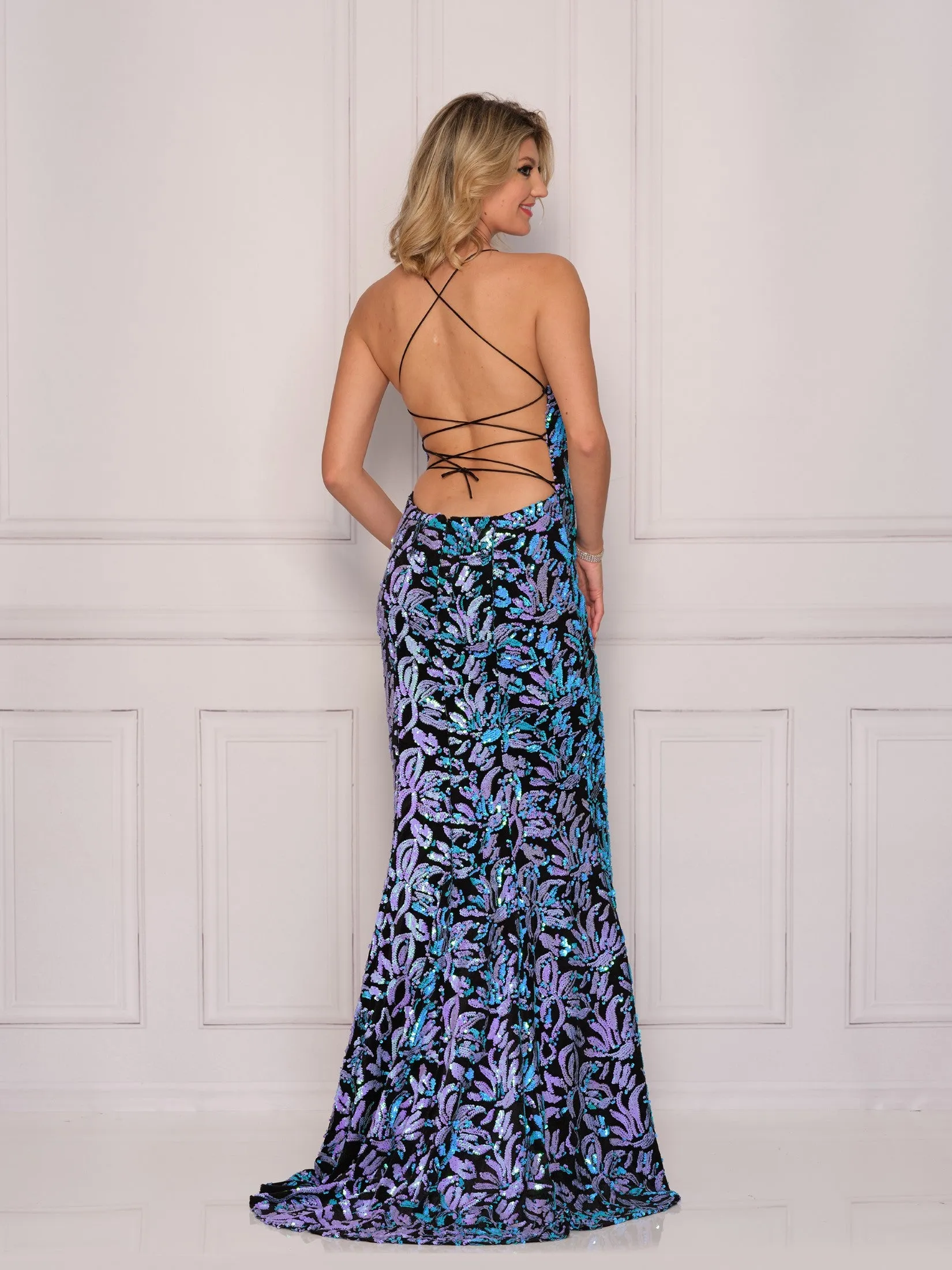 Long Evening Dress by Dave and Johnny 10285