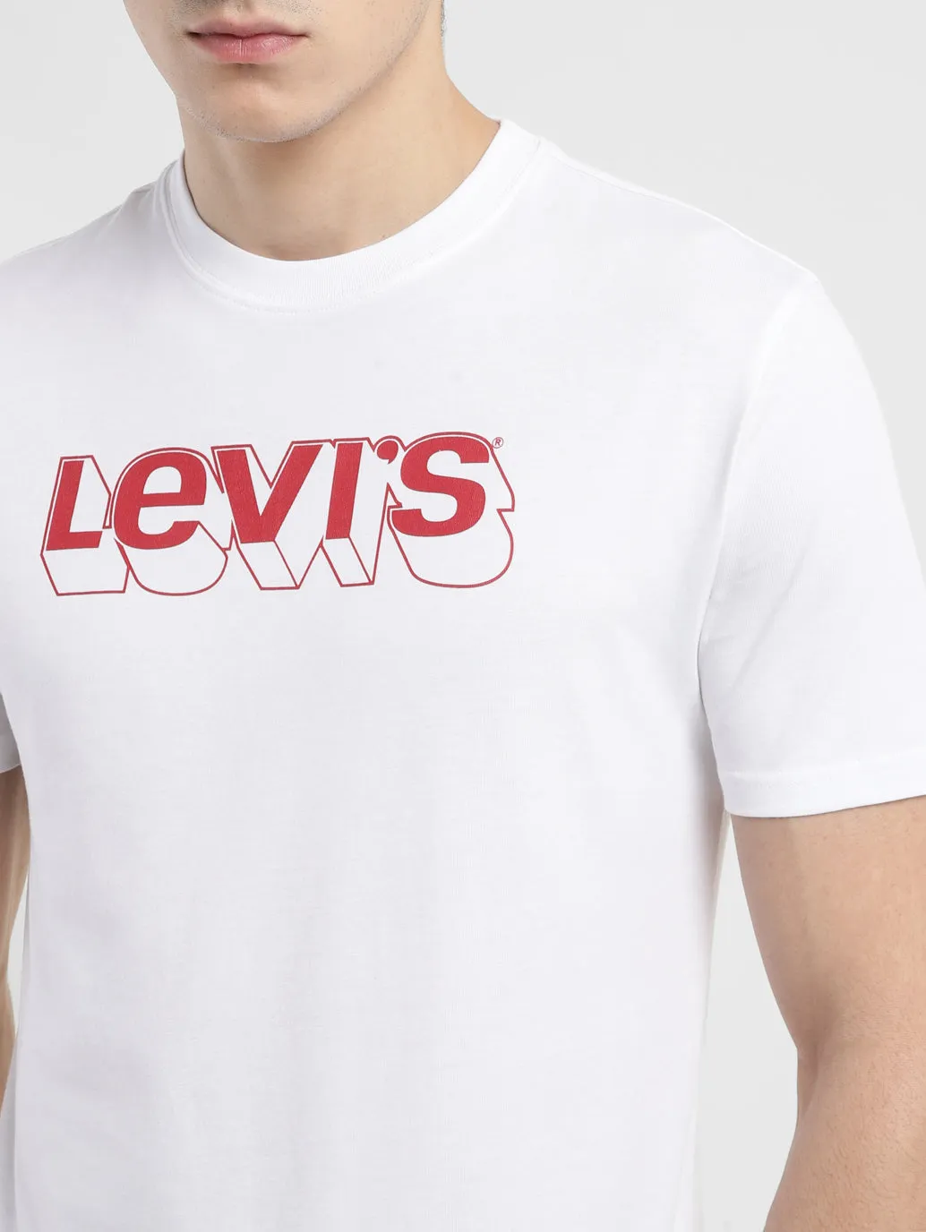 Men's Brand Logo Crew Neck T-Shirt