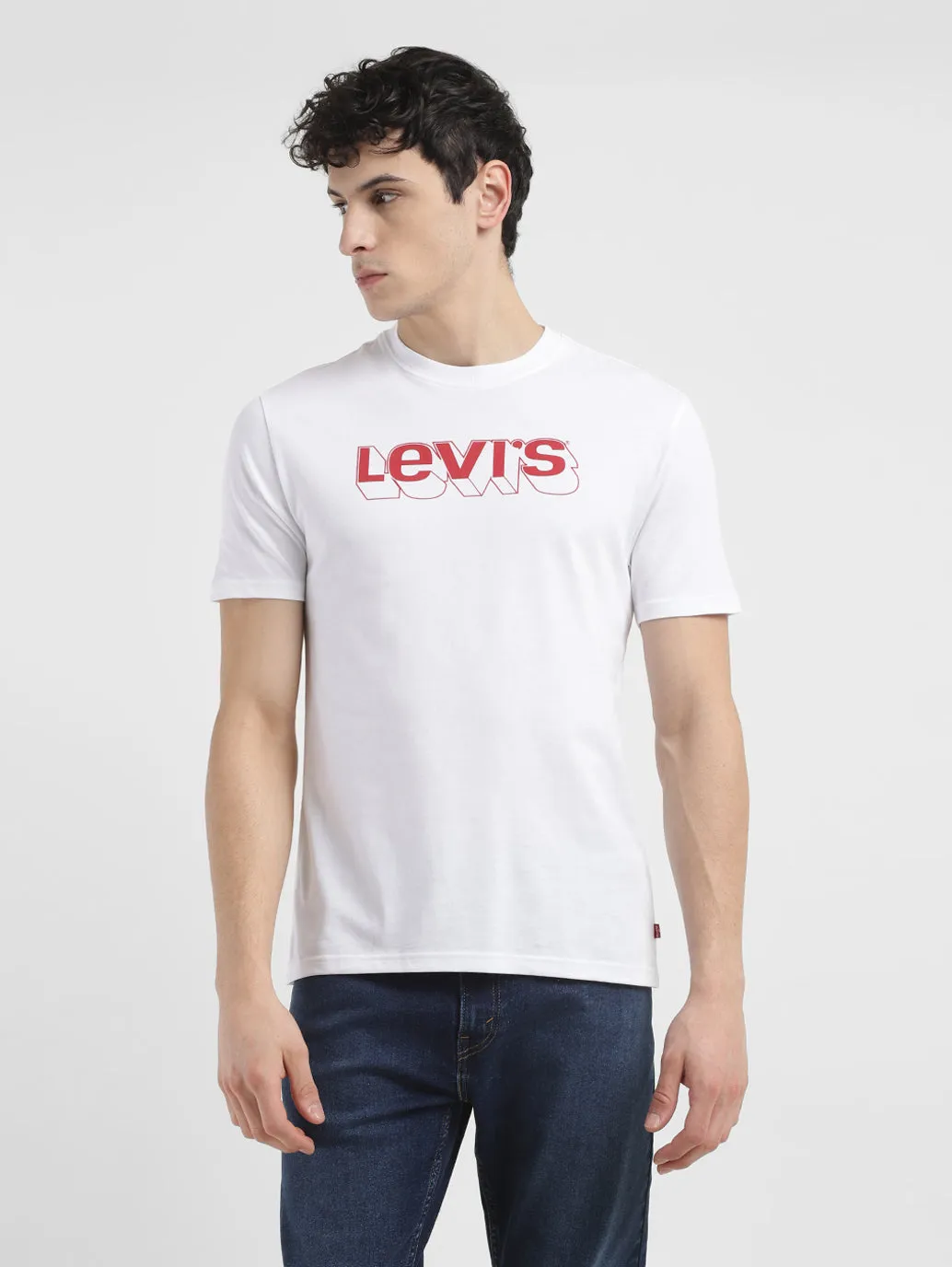 Men's Brand Logo Crew Neck T-Shirt