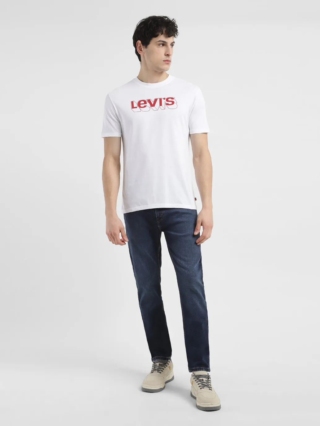 Men's Brand Logo Crew Neck T-Shirt