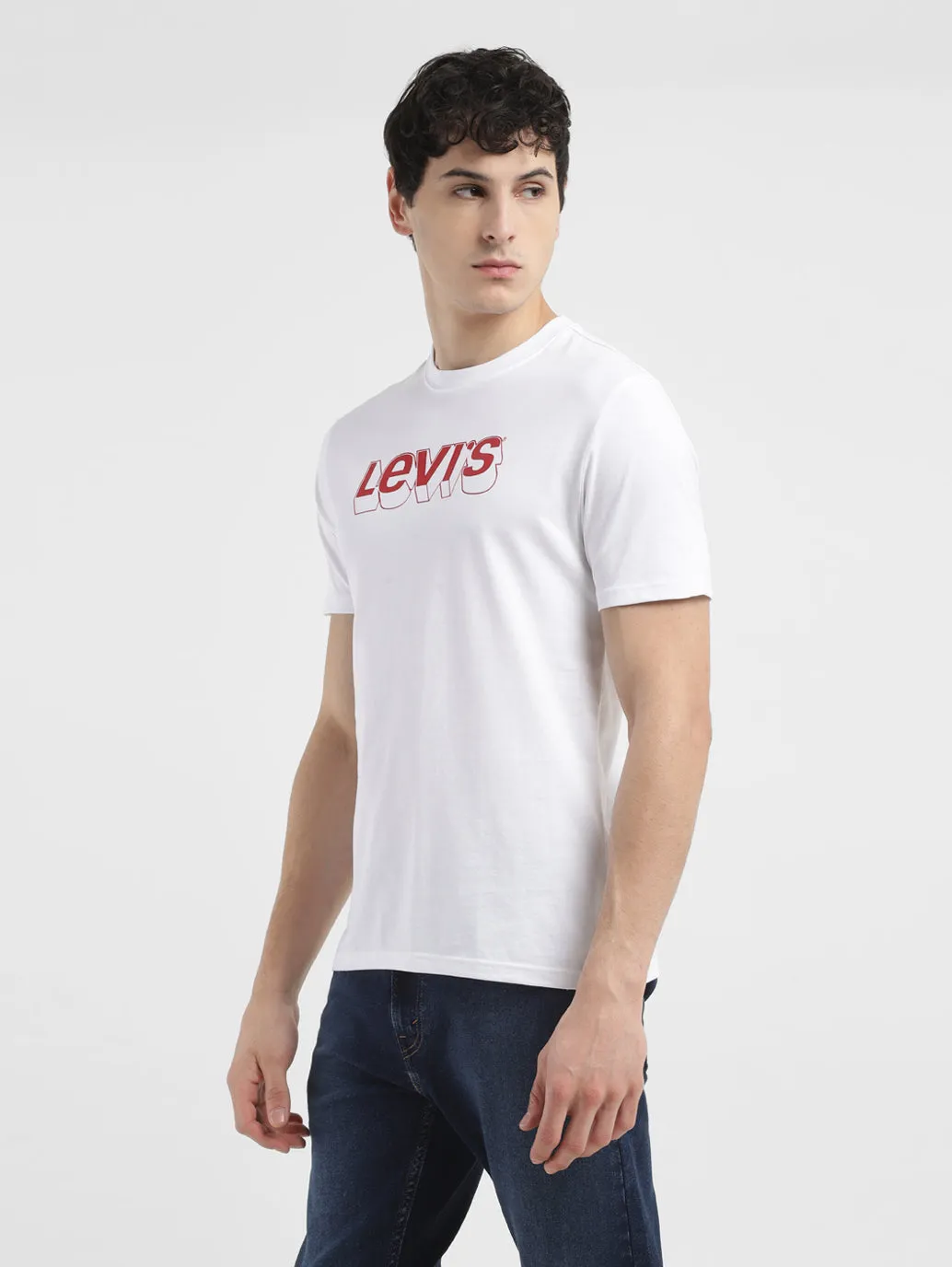 Men's Brand Logo Crew Neck T-Shirt