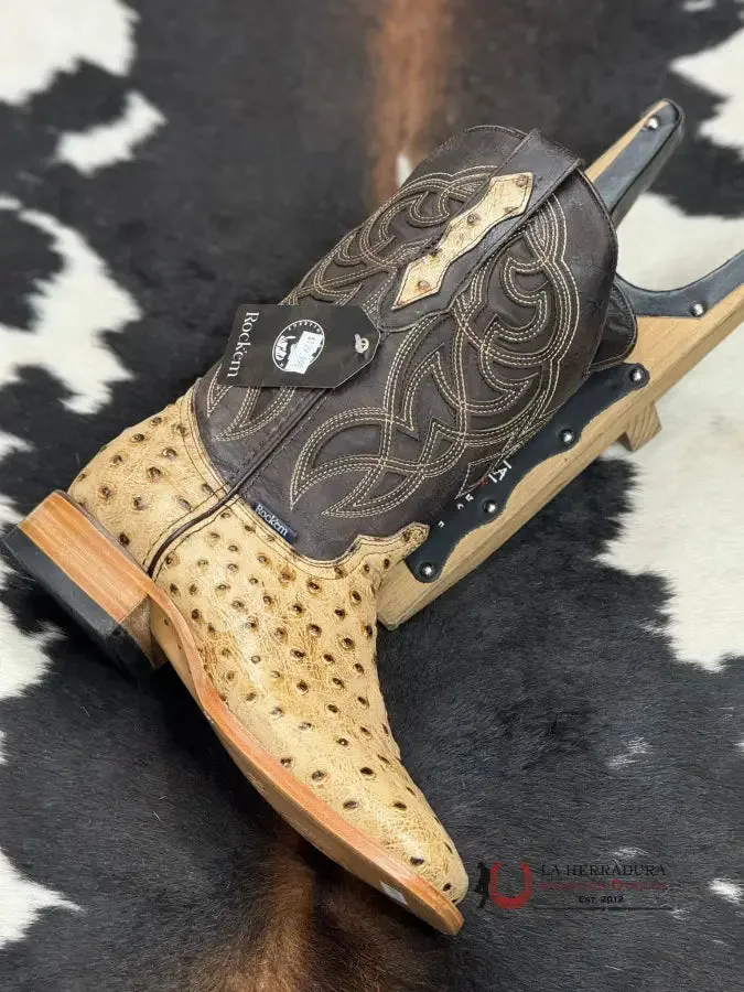 MENS IMIT OSTRICH RANCH ORIX BOOT