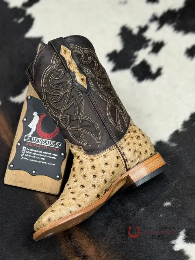 MENS IMIT OSTRICH RANCH ORIX BOOT