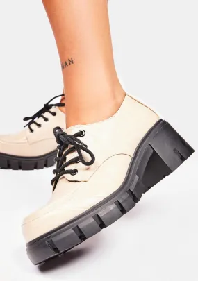 Natural Noyz Platform Oxfords