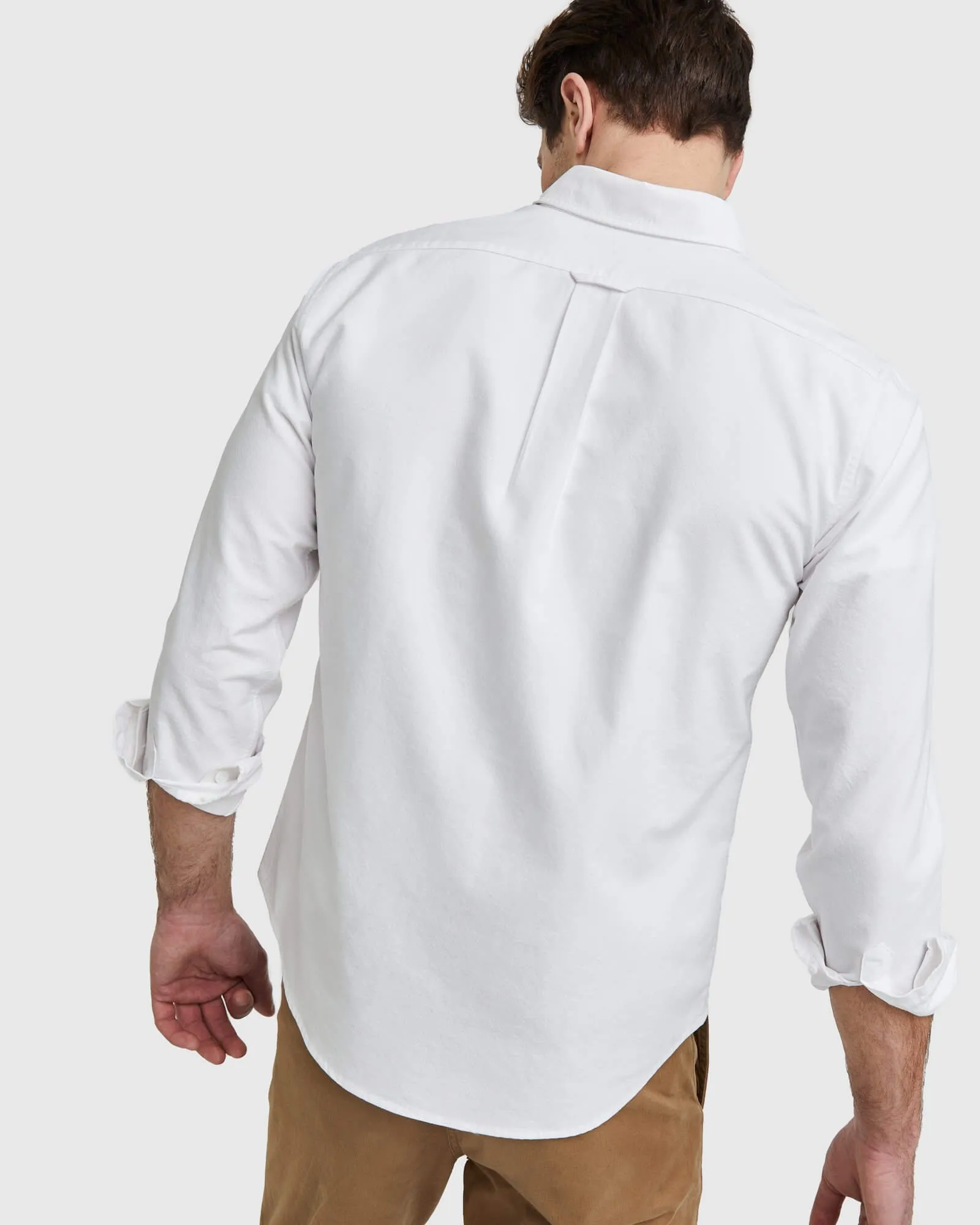 Organic Cotton Stretch Oxford Shirt