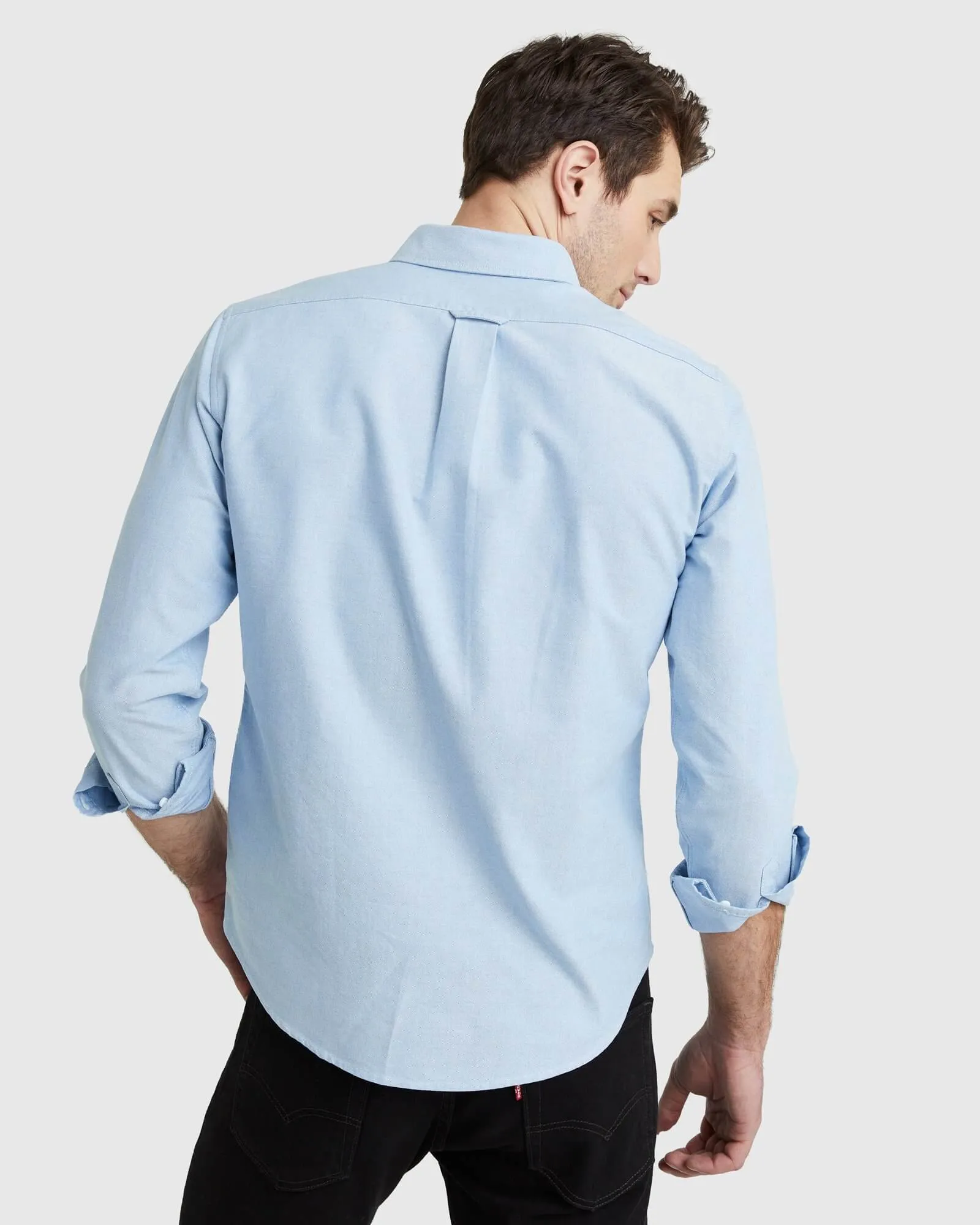 Organic Cotton Stretch Oxford Shirt