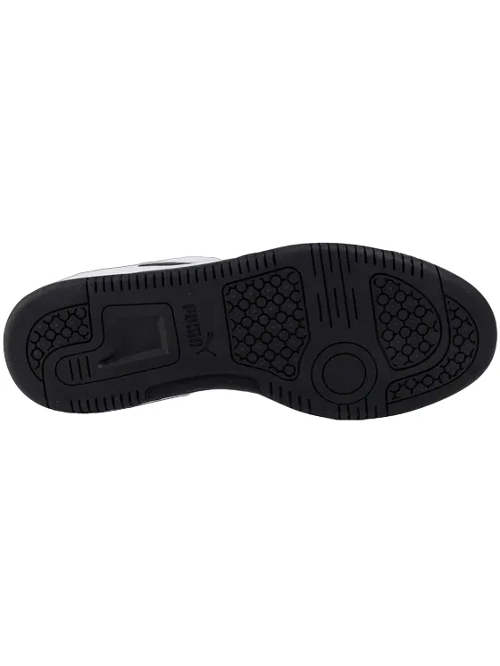 Puma scarpa sneakers da uomo Rebound Lay Up Lo 369866 01 bianco nero rosso