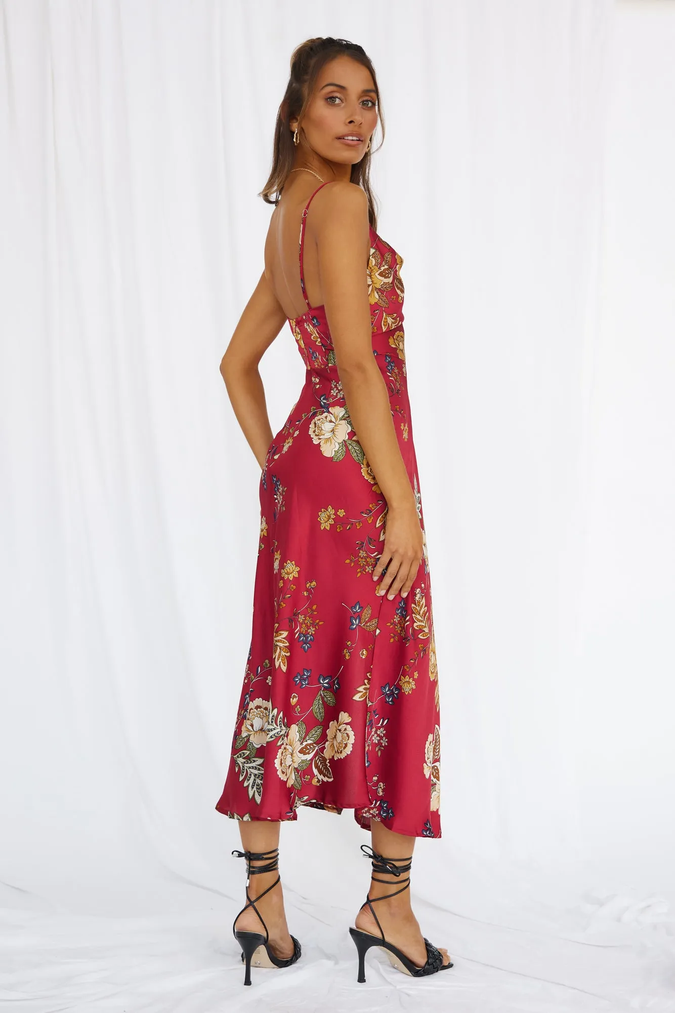 Round The World Maxi Dress Wine