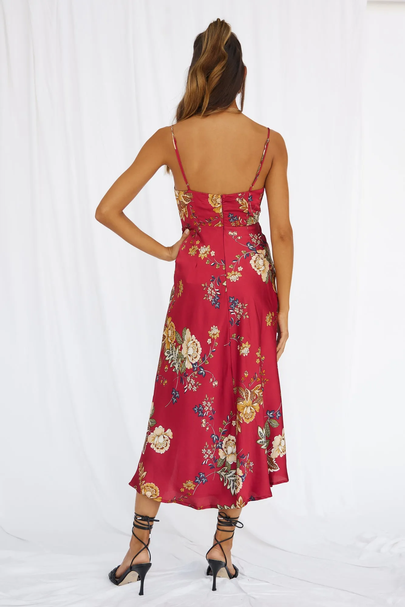Round The World Maxi Dress Wine