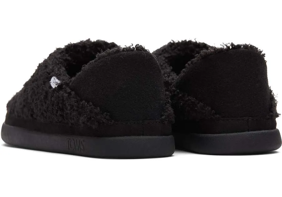 TOMS Womens Ezra Slippers - Black Melange