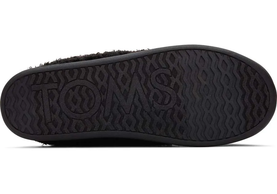 TOMS Womens Ezra Slippers - Black Melange