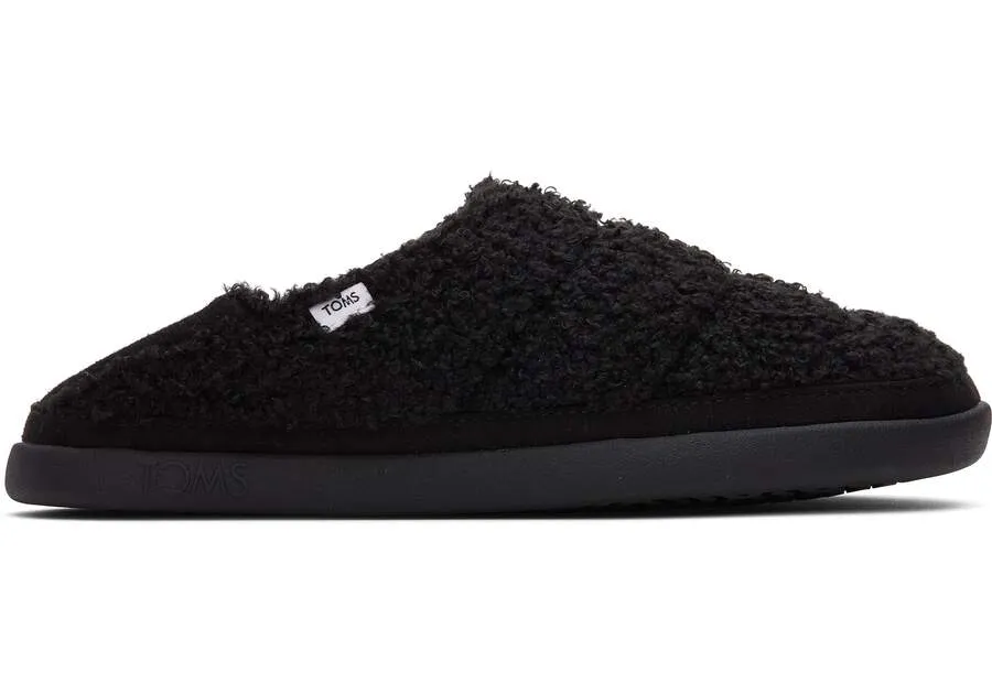 TOMS Womens Ezra Slippers - Black Melange