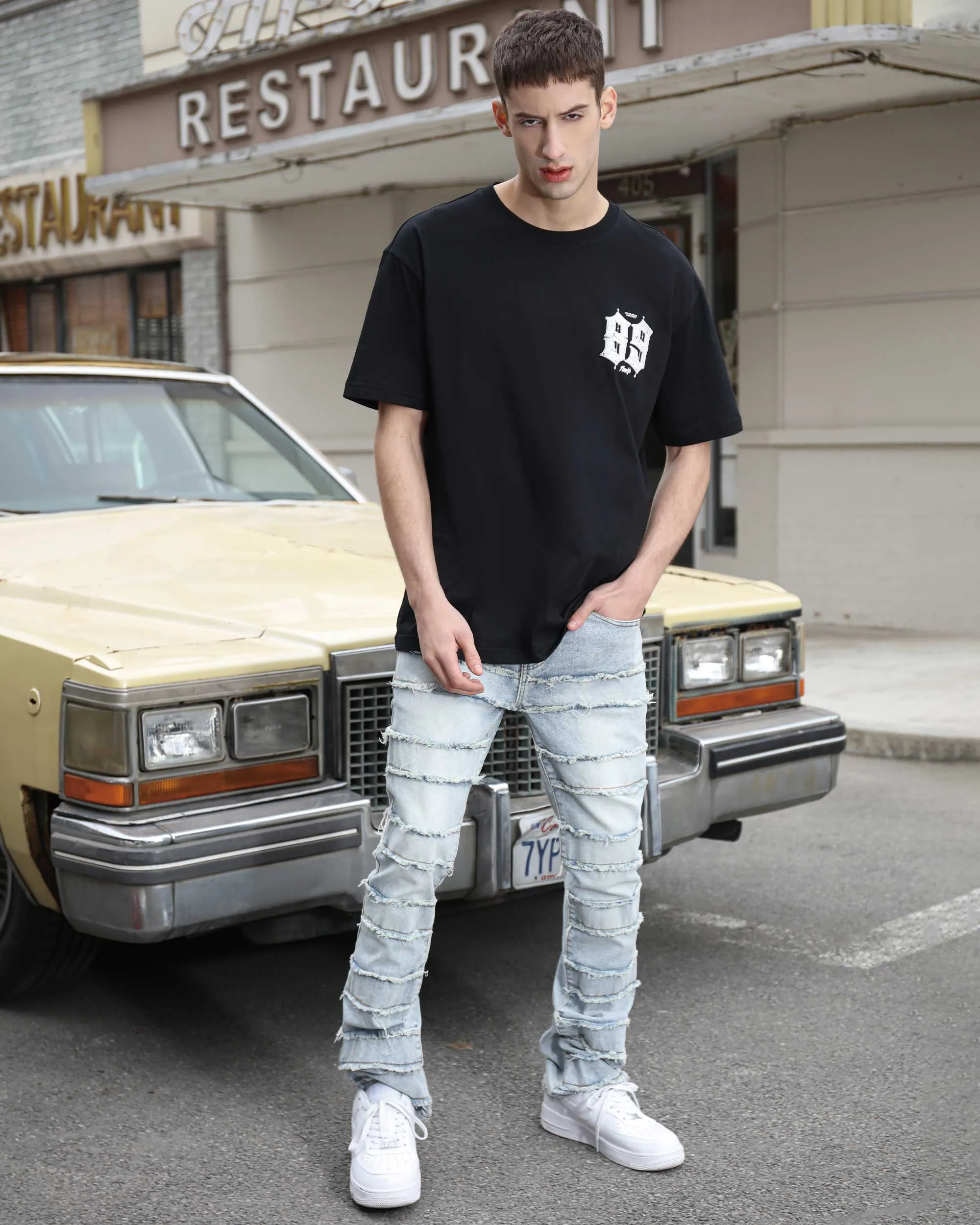 Urban Style Numbers Printed Tee-Mexico Local Delivery