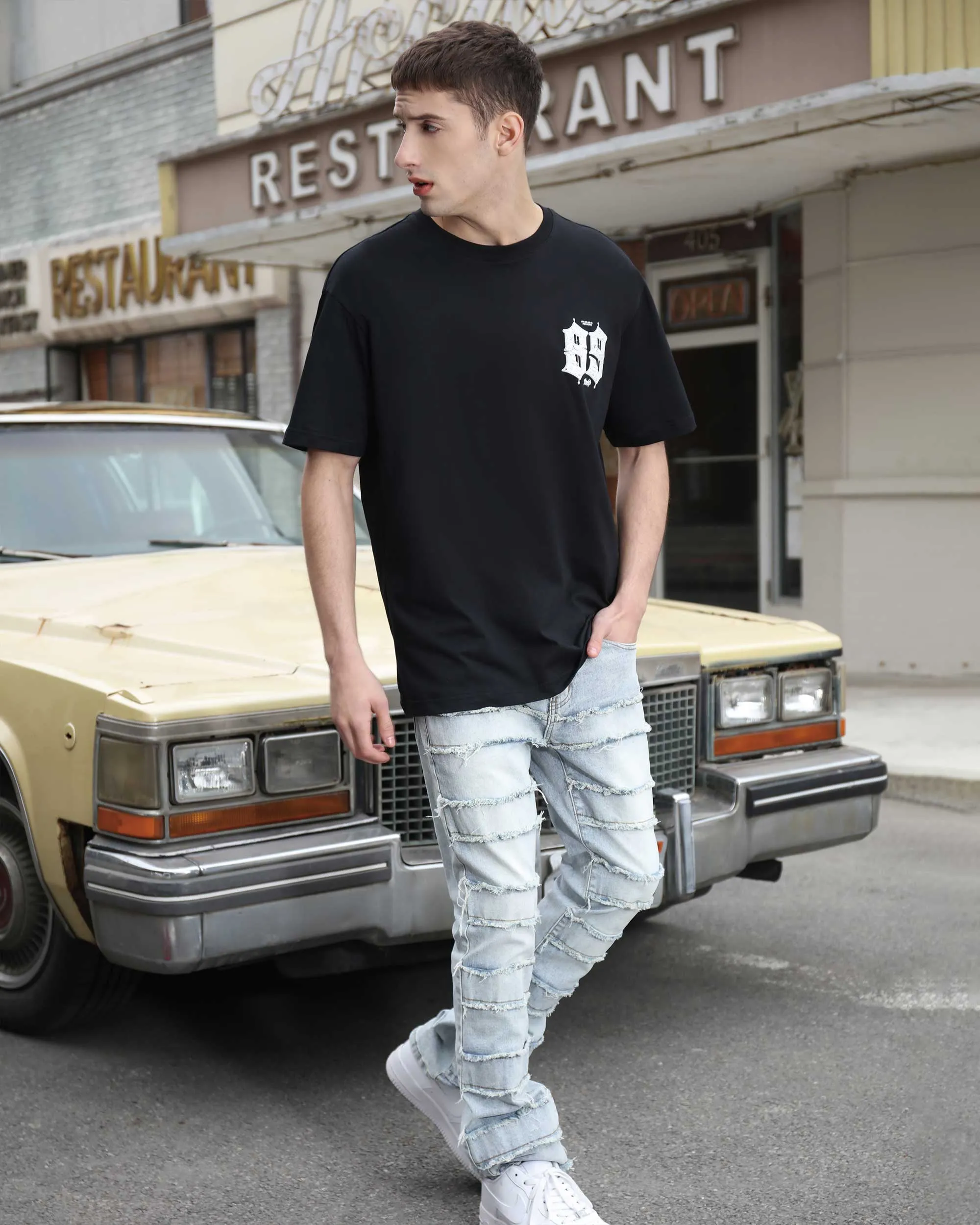Urban Style Numbers Printed Tee-Mexico Local Delivery