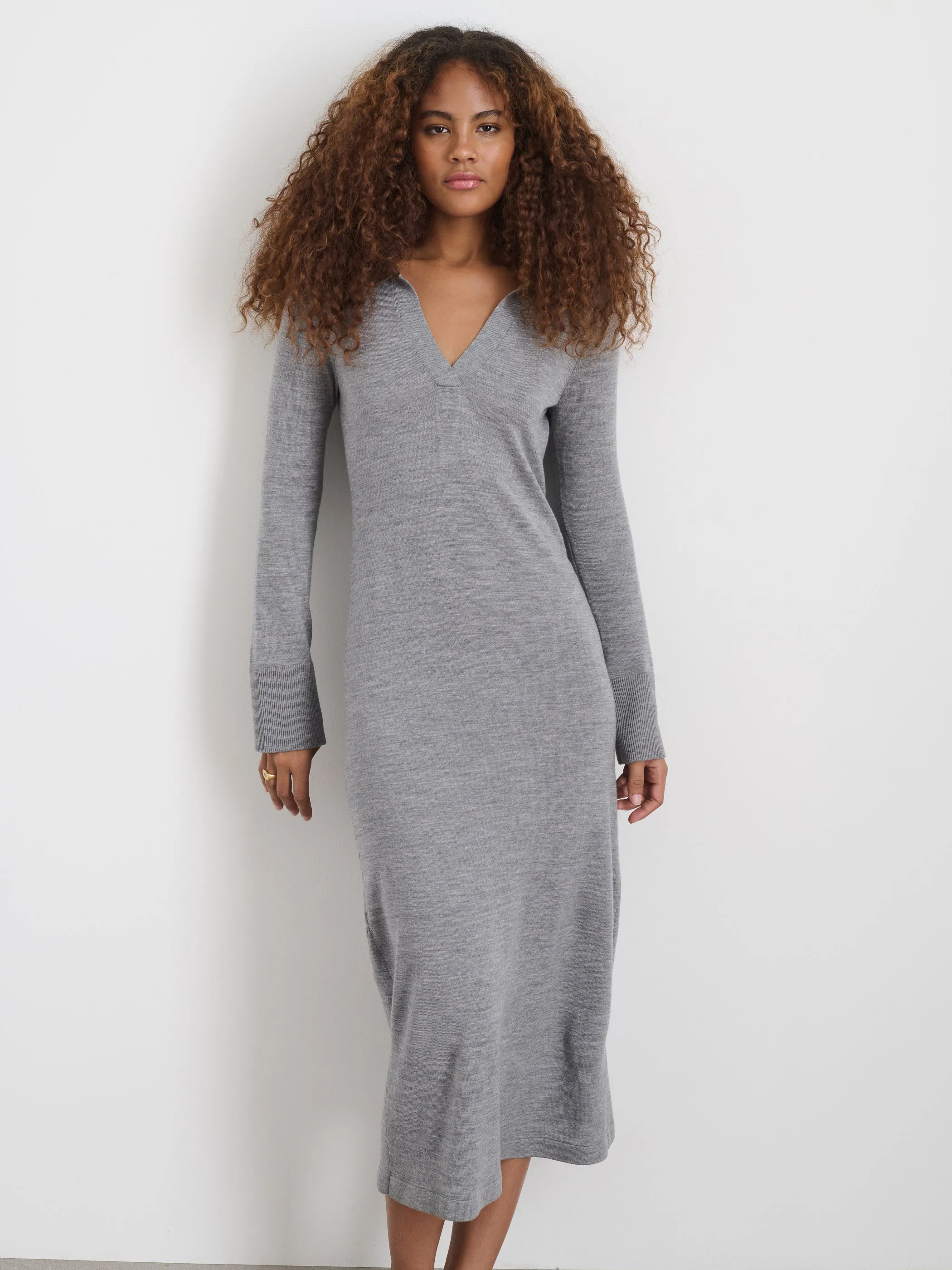 Valetta Sweater Dress in Extrafine Merino Wool