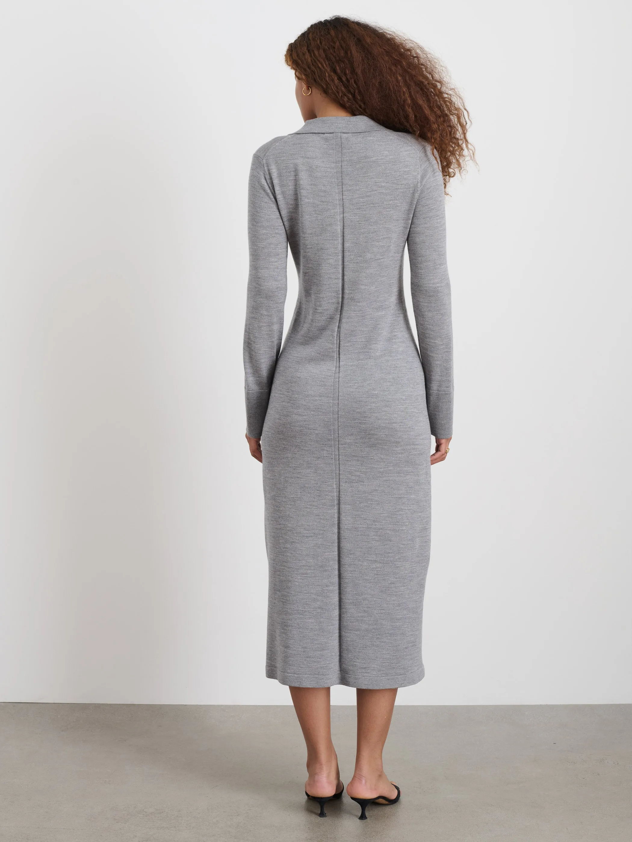 Valetta Sweater Dress in Extrafine Merino Wool