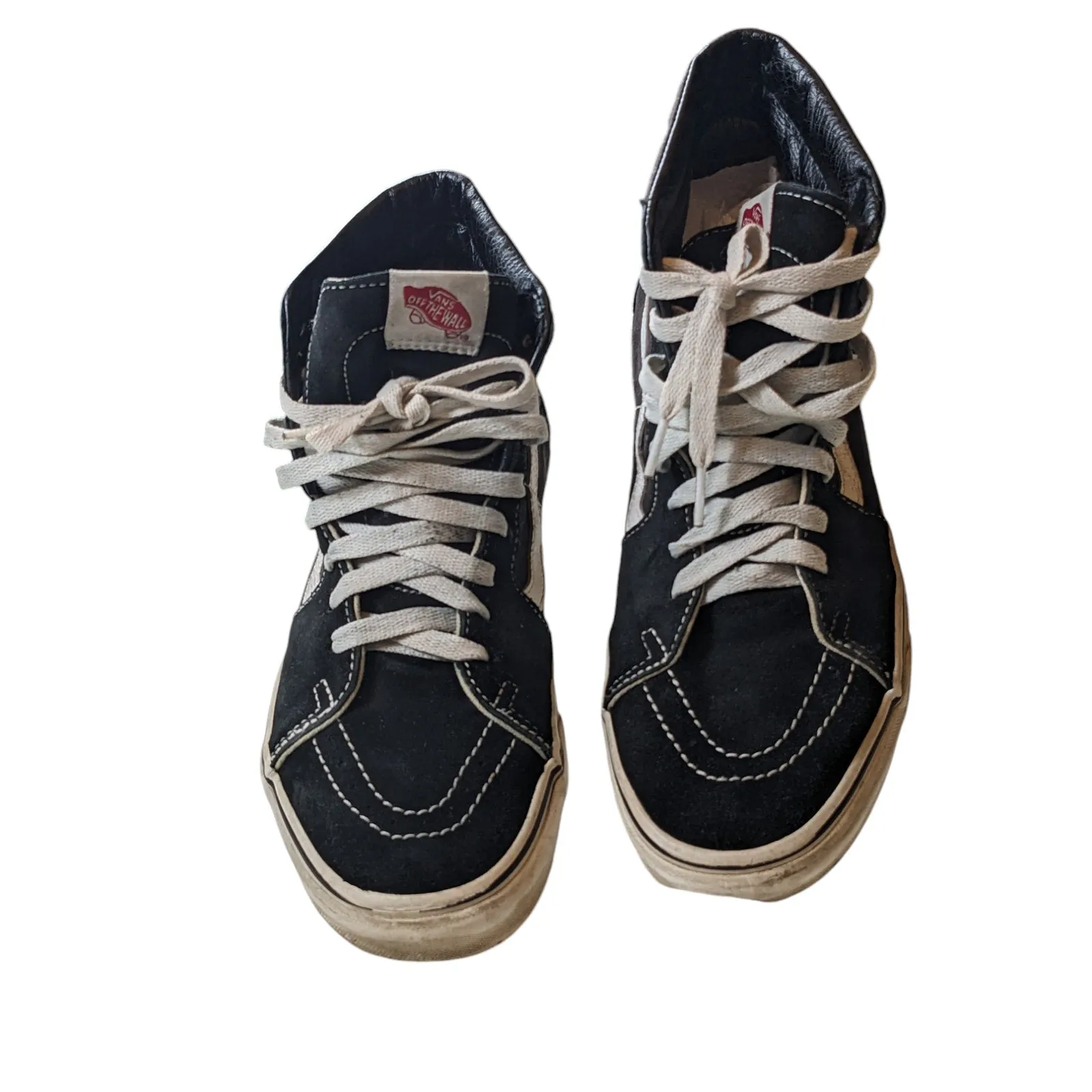 VANS Shoes Sk8 Hi Canvas Skateboard Mens 8 Womens 9.5 High Top Off Wall Sneakers