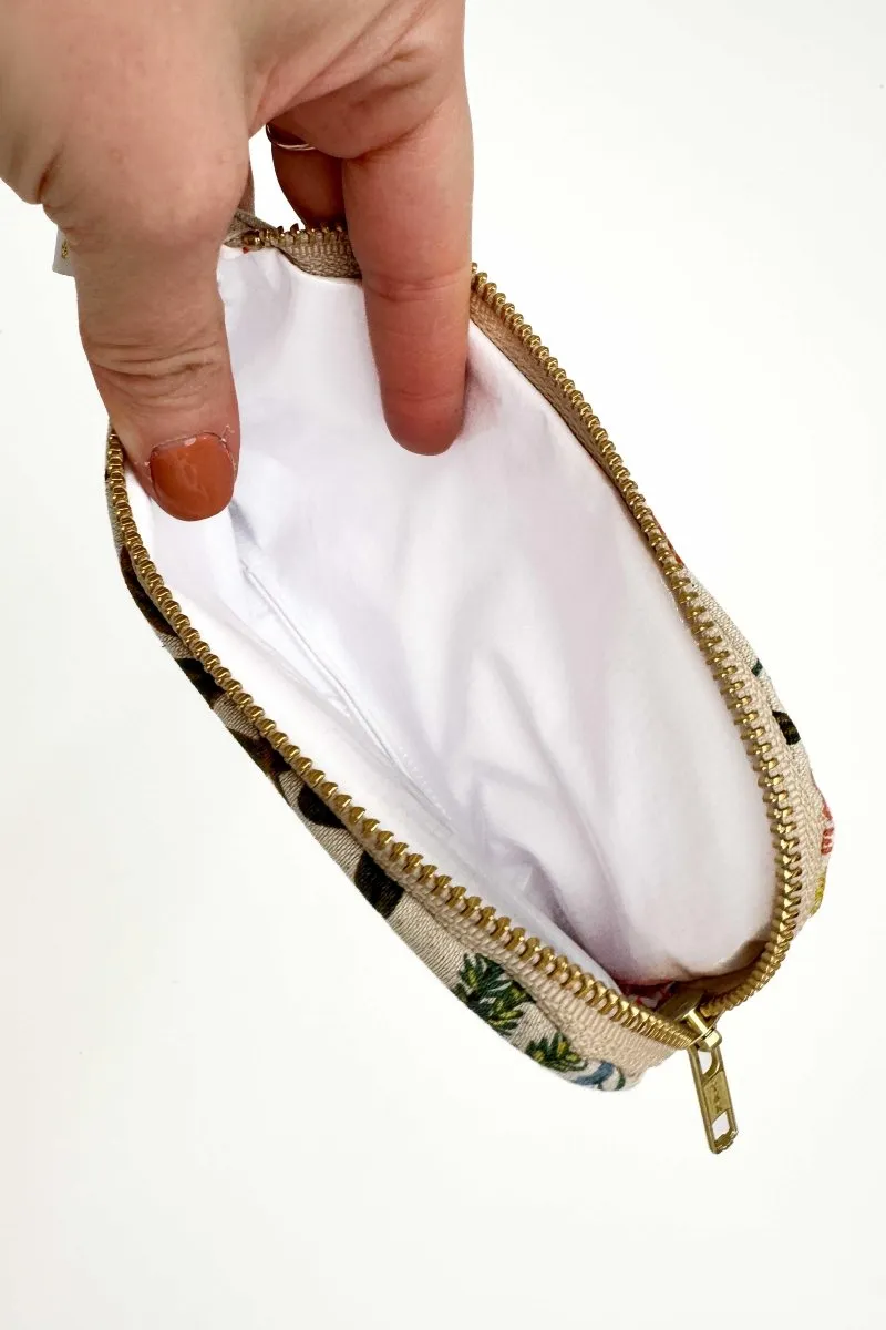 Wildflower Canvas Everyday Travel Pouch